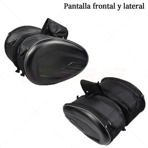 Alforjas Laterales Motocicleta Universal Impermeable Negras