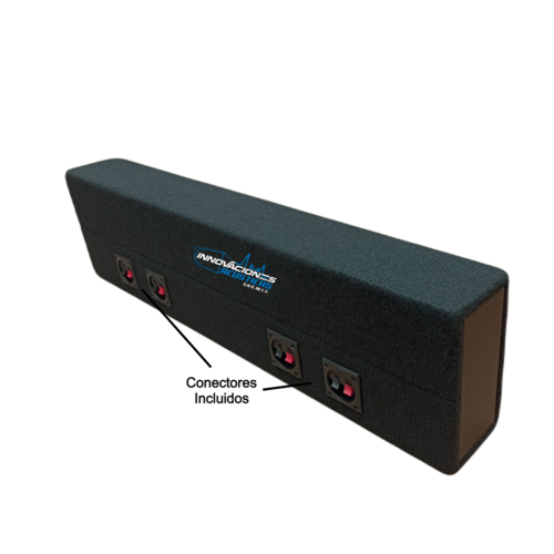 Cajon Para 4 Bocinas De 6.5 Pulgadas Sellado rectangular