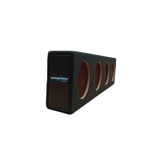 Cajon Para 4 Bocinas De 6.5 Pulgadas Sellado rectangular