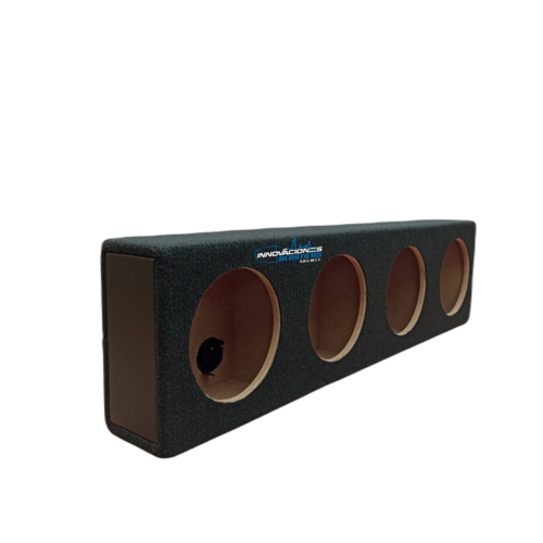 Cajon Para 4 Bocinas De 6.5 Pulgadas Sellado rectangular