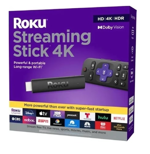 Roku Streaming Stick 4k 3820 - Negro - 1 Gb - De Voz