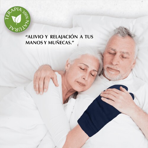 Natural Therapy-Guante Largo Terapéutico. Rellenos de Semillas y Mezcla de Plantas Medicinales Curativas.  Relajación y Alivio para tus Manos de Inmediato! Ideal para malestar de articulaciones de manos, dedos o muñeca.