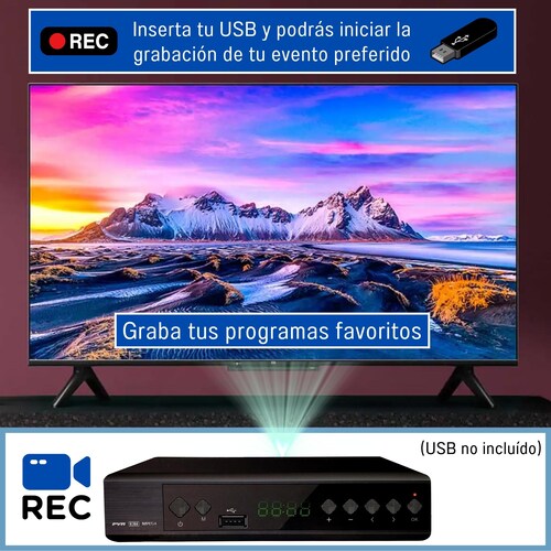 Decodificador Digital TV Convertidor 1080p TV FULL HD DOSYU DY-ATC