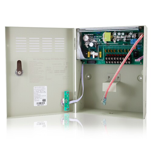 Fuente De Poder Caja Para 16cam Cctv 12v 10a Con Respaldo Psb-1218backup Enson