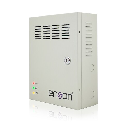 Fuente De Poder Caja Para 16cam Cctv 12v 10a Con Respaldo Psb-1218backup Enson