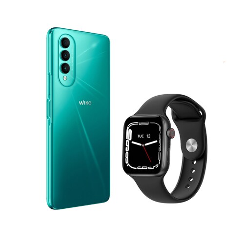  Wiko T50 4/128GB Verde Aqua + Smart Watch 7