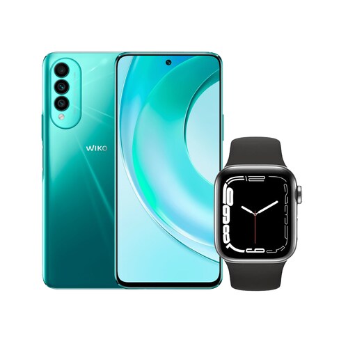  Wiko T50 4/128GB Verde Aqua + Smart Watch 7