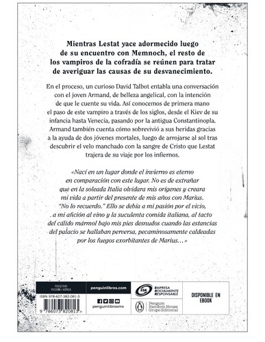 Armand, el vampiro Autor Anne Rice