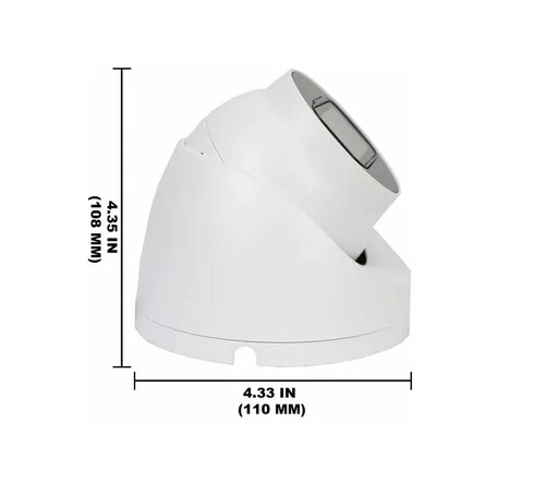 Telecamera Dome Antivandalica HDCVI 4in1 2Mpx, Ottica Fissa 2.8mm, IP67 - Perfetta Per Esterni