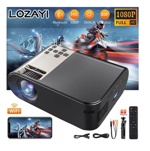 Proyector Portátil Led 1080p Full Hd Wifi 5500 Lumenes Hdmi