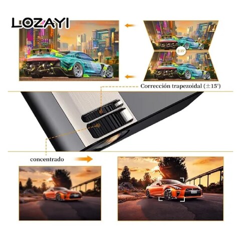 Proyector Portátil Led 1080p Full Hd Wifi 5500 Lumenes Hdmi