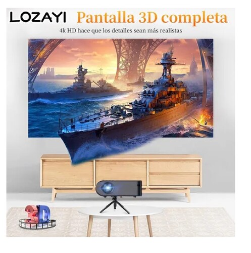Proyector Portátil Led 1080p Full Hd Wifi 5500 Lumenes Hdmi