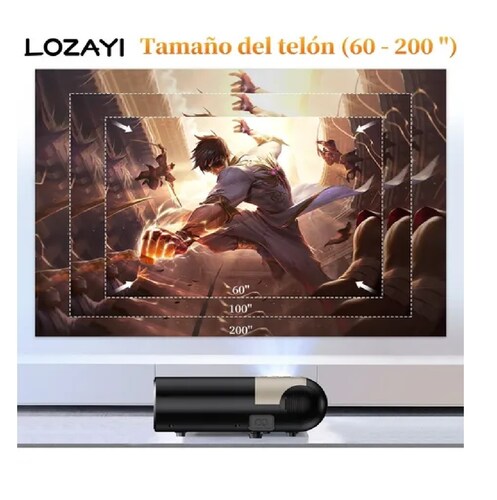 Proyector Portátil Led 1080p Full Hd Wifi 5500 Lumenes Hdmi