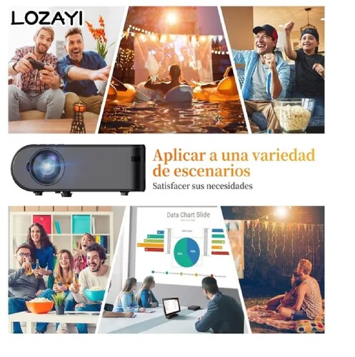 Proyector Portátil Led 1080p Full Hd Wifi 5500 Lumenes Hdmi