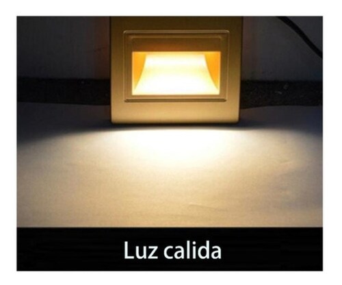 Lampara Led Empotrable Foco 1.5w Gris+Luz Cálida