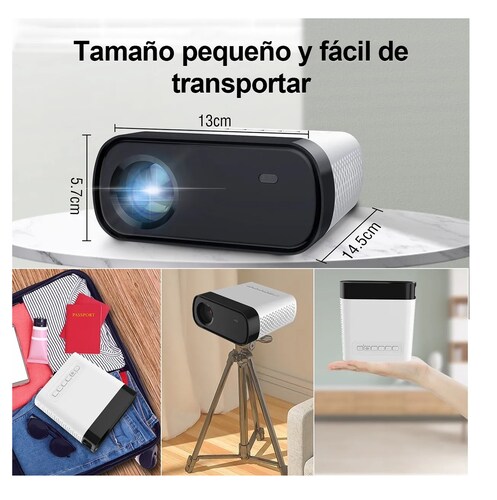 Mini Proyector Portatil Led Wifi 1080p Full Hd 5500lm Hdmi