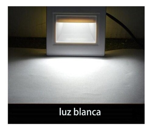 Lampara Led Empotrable Foco 1.5w Gris+Luz Blanca