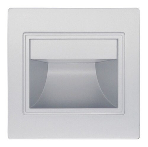 Lampara Led Empotrable Foco 1.5w Gris+Luz Blanca