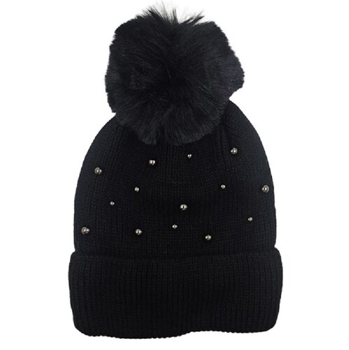Gorro Bonete Dama Perlas Liso FH1005.