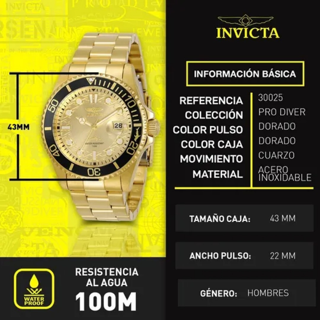 Invicta pro diver online 30025