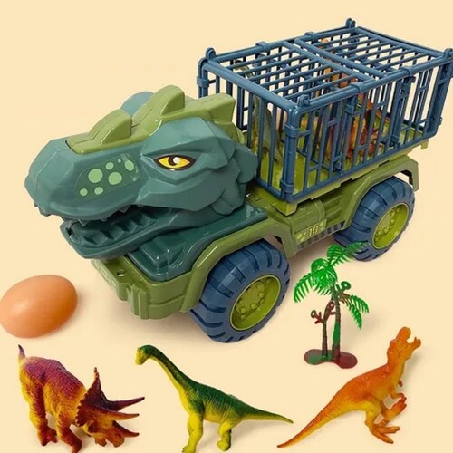 Gran bolsa de Dinosaurios de colores de juguete