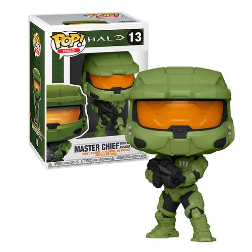 Funko Pop Master Chief #13 Con Rifle Ma40 Halo Xbox Original