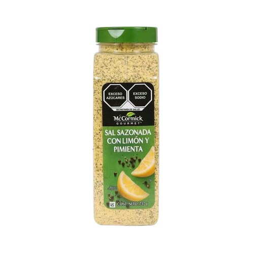Sal Sazonada con Limón Y Pimienta McCormick Gourmet 737g