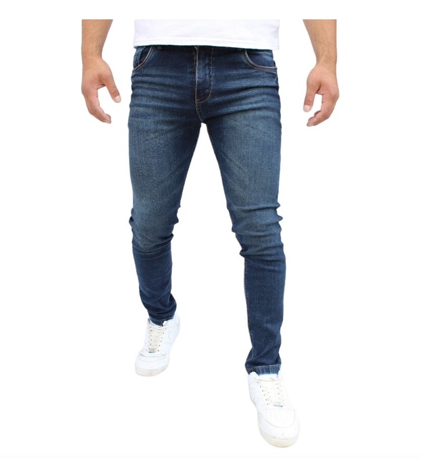 Pantalon Skinny de Mezclilla Stretch Para Hombre John Silver