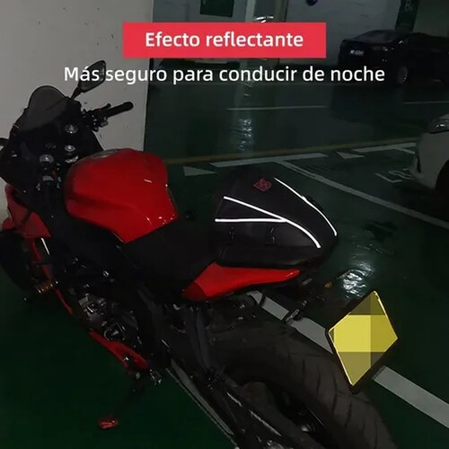 Bolsa Trasera De Motor Expandible Con Funda Impermeable