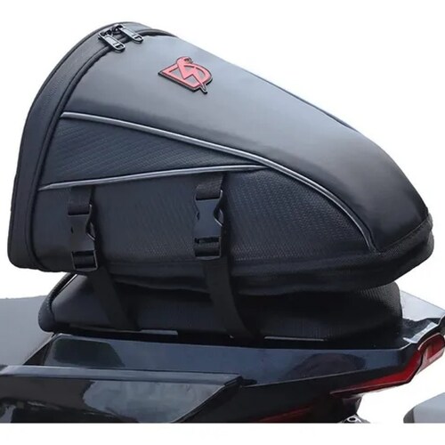 Bolsa Trasera De Motor Expandible Con Funda Impermeable