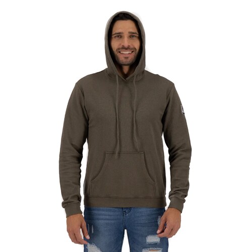 Sudadera con Gorro Regular Fit Holstone Hombre- Olive Green