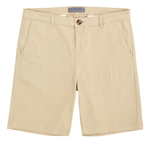 Bermuda de Gabardina Premium Holstone Hombre - Caqui