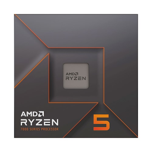 Procesador AMD Ryzen 5 7600X, AM5, 6 Núcleos, 4.7 GHz, Gráficos Radeon, no incluye Disipador.