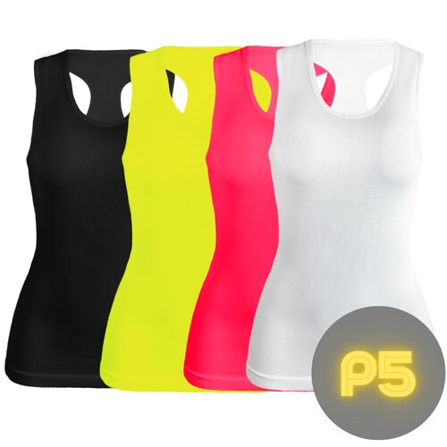 Pack 4 Playeras Olímpicas Microfibra Blusa Fresca Básicos de Mujer BL-1007