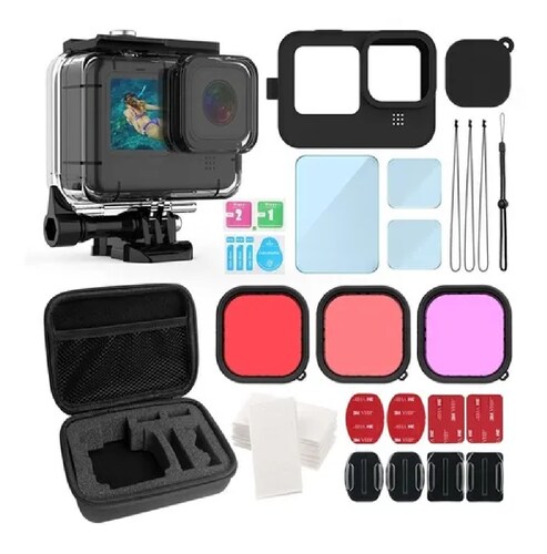 Kit De Accesorios  Para Gopro Hero 10 9 Black