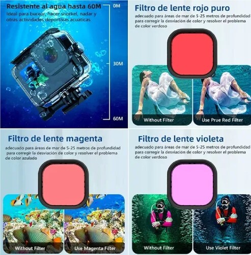Kit De Accesorios  Para Gopro Hero 10 9 Black