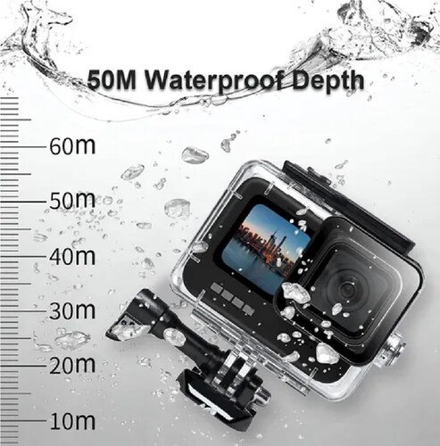Kit Funda Impermeable, Protector Y Filtro Para/gopro Hero