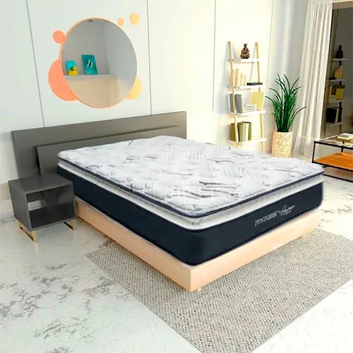Colchon Individual Restonic De Colchoneta Ghana Moon Care