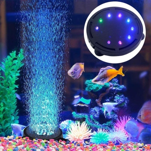 Lámpara Para Peceras  12 Burbuja Luces Sumergible