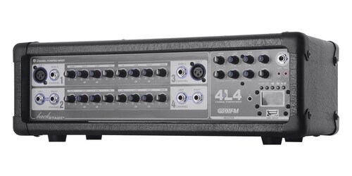 Consola BACKSTAGE amplificada usb, 4L4 canales 400 watts