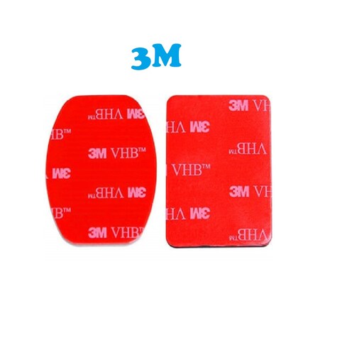 Soportes adhesivos GoPro cámara planos curvos 3M almohadillas adhesivas Cámara Acción casco Coche