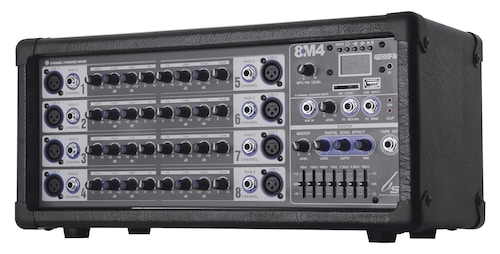 Consola amplificada BACKSTAGE 8M4 usb 8canales 400watts