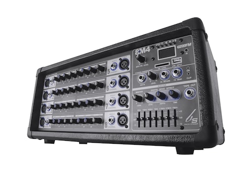Consola amplificada BACKSTAGE 8M4 usb 8canales 400watts