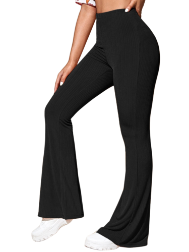 Pantalón Iwira punto canalé ancho