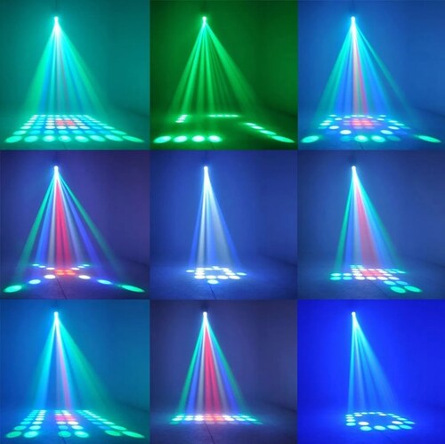 Party Luces Led Lámpara Luz Dj Escenario Rgbw 64 Luces Led