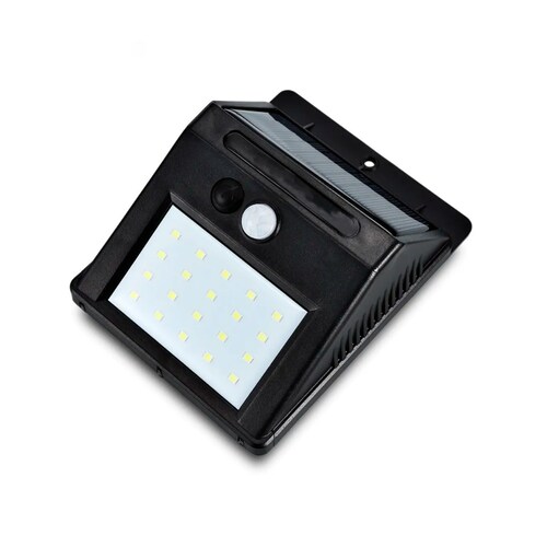 Lámpara Solar 20 Leds Sensor Movimiento Exterior - ELE-GATE