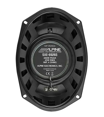 Paquete De Bocinas Alpine 6x9 Y Set De Medios 6.5 Super Precio