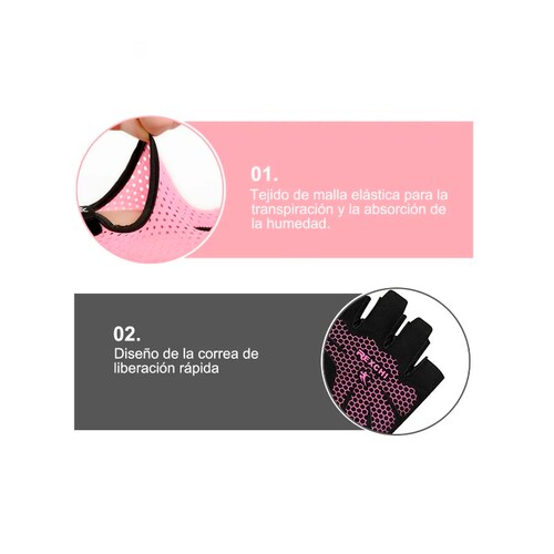 Guantes Gym Deporte Gimnasio Mujer Hombre Crossfit