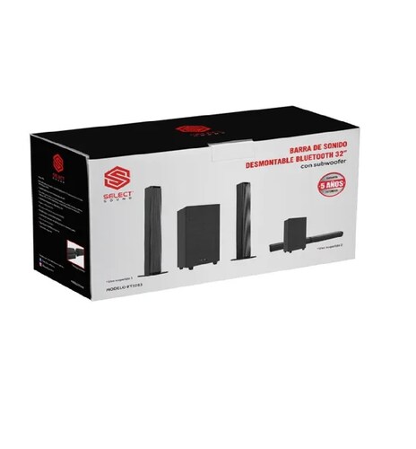 Barra De Sonido Con Woofer Select Sound  Bluetooth Usb