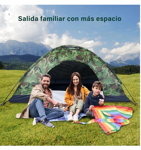 Tienda De Campaña Para 2 Personas Impermeable camuflaje